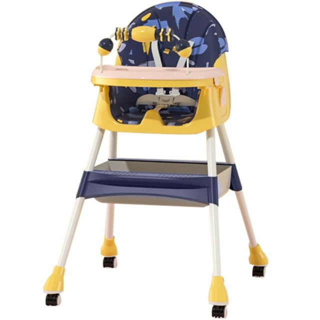 Kids Feeding High Chair adjustable and foldable With Toys And Full Set Ideal For Toddlers Above 6 Month Old Sale Offer