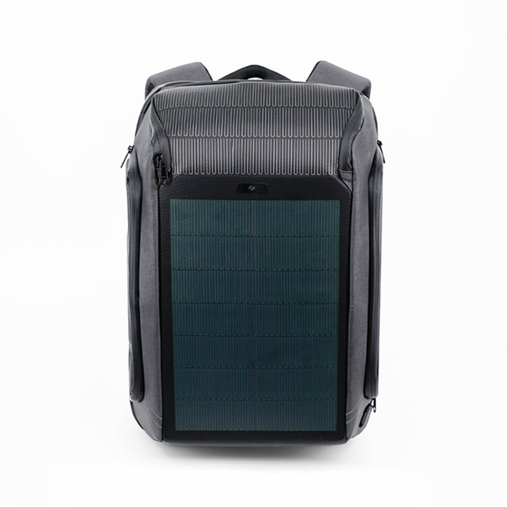 Kingsons KS9386W Men New Beam Backpack Solar Panel +USB Charging /Anti-theft/Waterproof/for 15.6 Inch Laptop ideal for office work gifts college bag