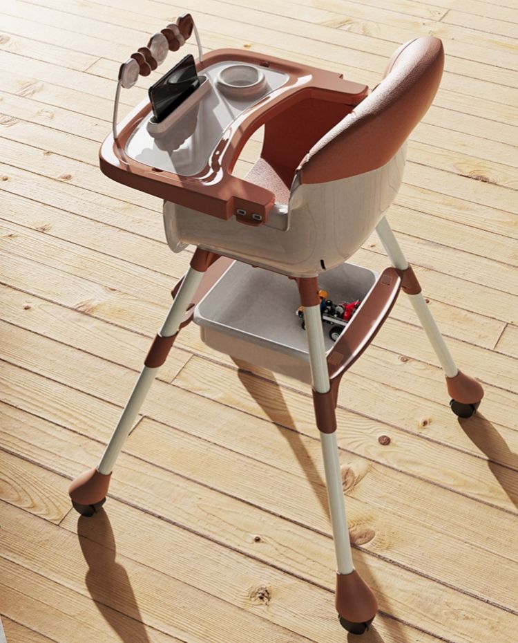 Baby 6 months onwards Booster Seat With Compact Folding Made Of Durable Feeding Eating Chair With Toy High chair