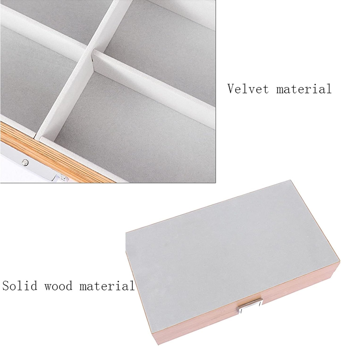 6 Slots Sunglasses Organizer Display Wooden Eyewear Case Showcase Tray offer sale