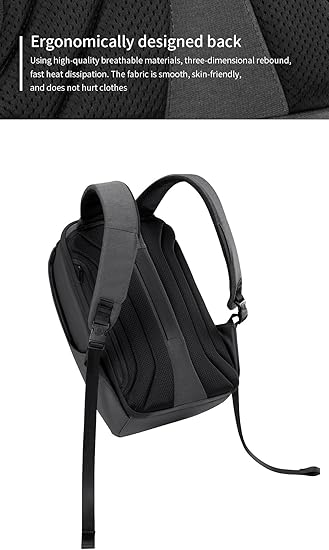 Kingsons 23L sleek business laptop backpack - KS3223W ideal for school college office work gifthim gifther