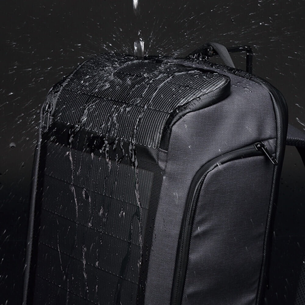 Kingsons KS9386W Men New Beam Backpack Solar Panel +USB Charging /Anti-theft/Waterproof/for 15.6 Inch Laptop ideal for office work gifts college bag