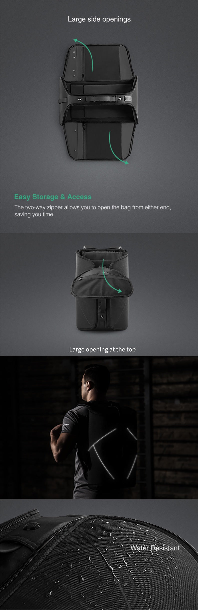 Outdoor Backpack K9474W ideal for travel office work gifthim
