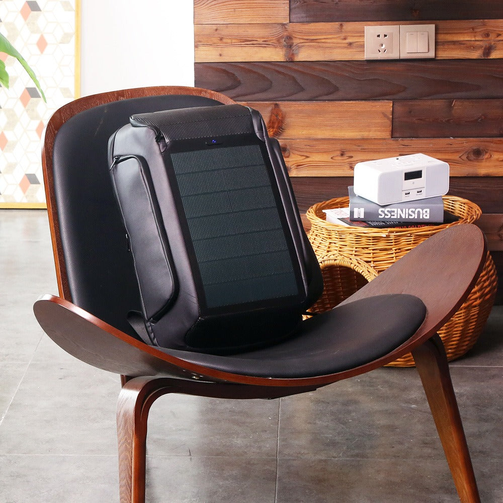 Kingsons KS9386W Men New Beam Backpack Solar Panel +USB Charging /Anti-theft/Waterproof/for 15.6 Inch Laptop ideal for office work gifts college bag