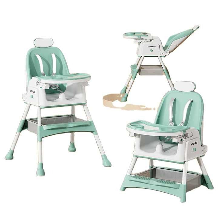 Multi-Functional Feeding Chair for Baby 6 months onwards Green High Chair