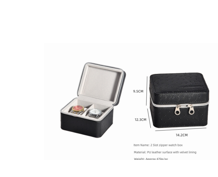 2 slot Watch Collection box zip sale offer gift hime her friends wedding anniversaries