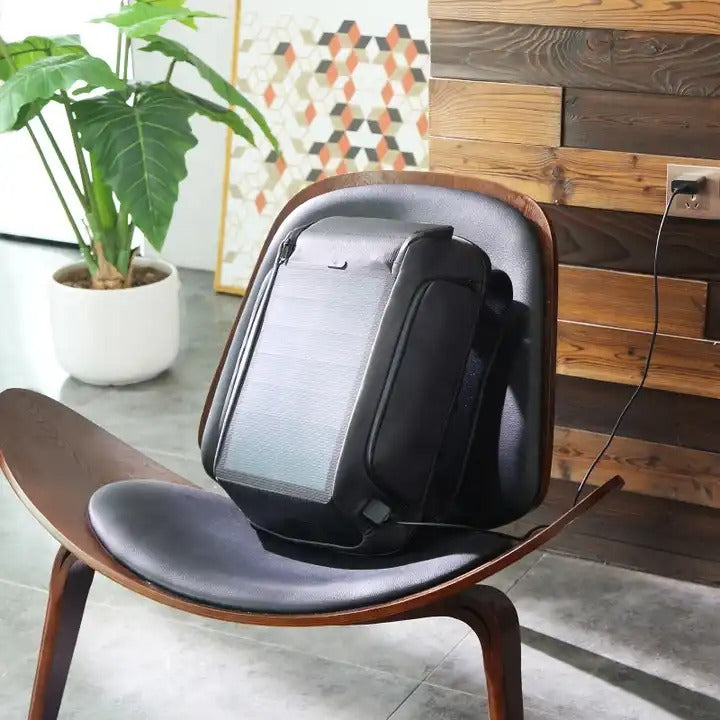 Kingsons KS9386W Men New Beam Backpack Solar Panel +USB Charging /Anti-theft/Waterproof/for 15.6 Inch Laptop ideal for office work gifts college bag