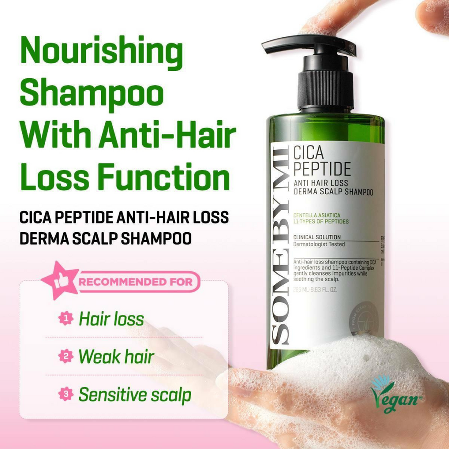 SOME BY MI Cica Peptide Anti Hair Loss Derma Scalp Shampoo 285ml