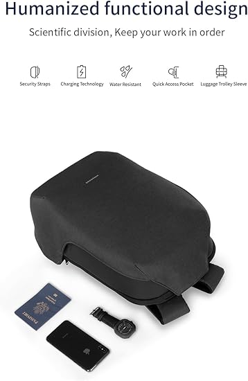 Kingsons 23L sleek business laptop backpack - KS3223W ideal for school college office work gifthim gifther