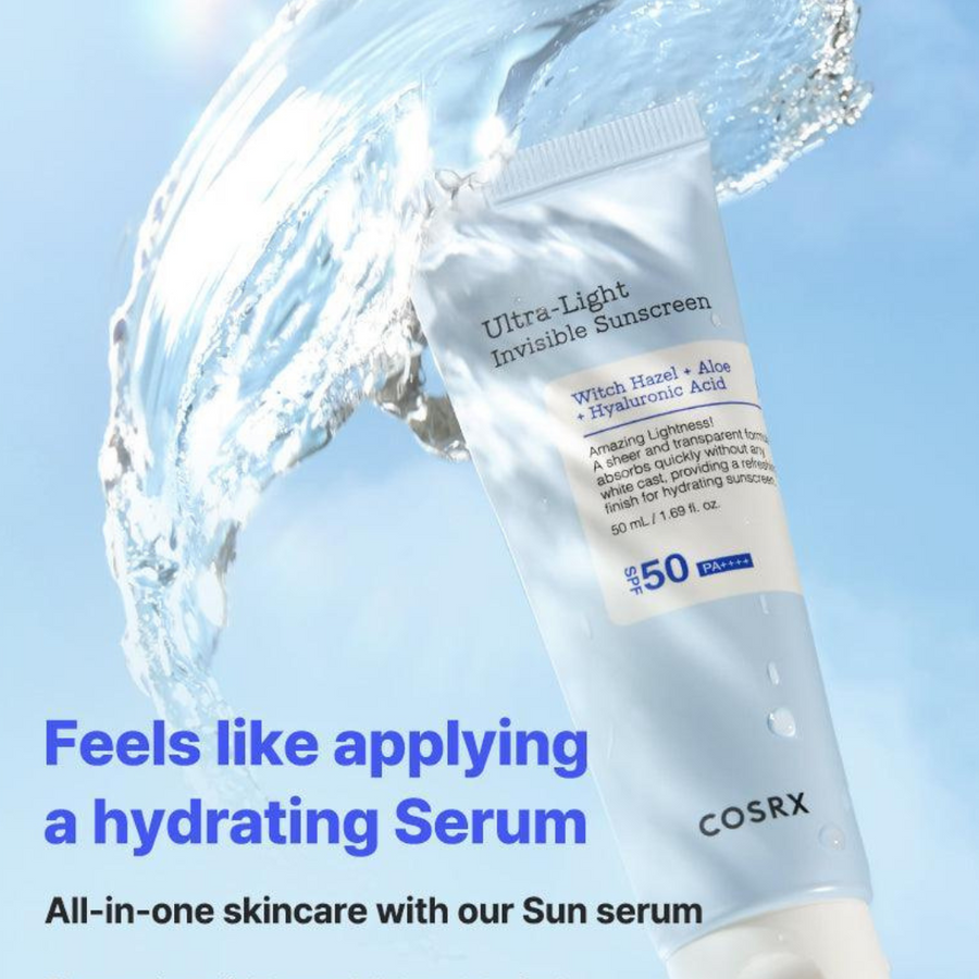 Cosrx Ultra-Light Invisible Sunscreen SPF50 PA++++ 50ml