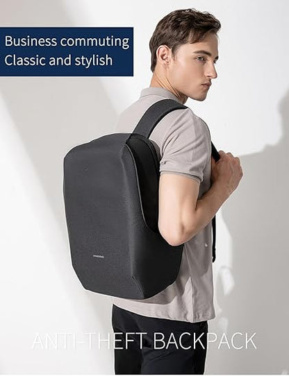 Kingsons 23L sleek business laptop backpack - KS3223W ideal for school college office work gifthim gifther