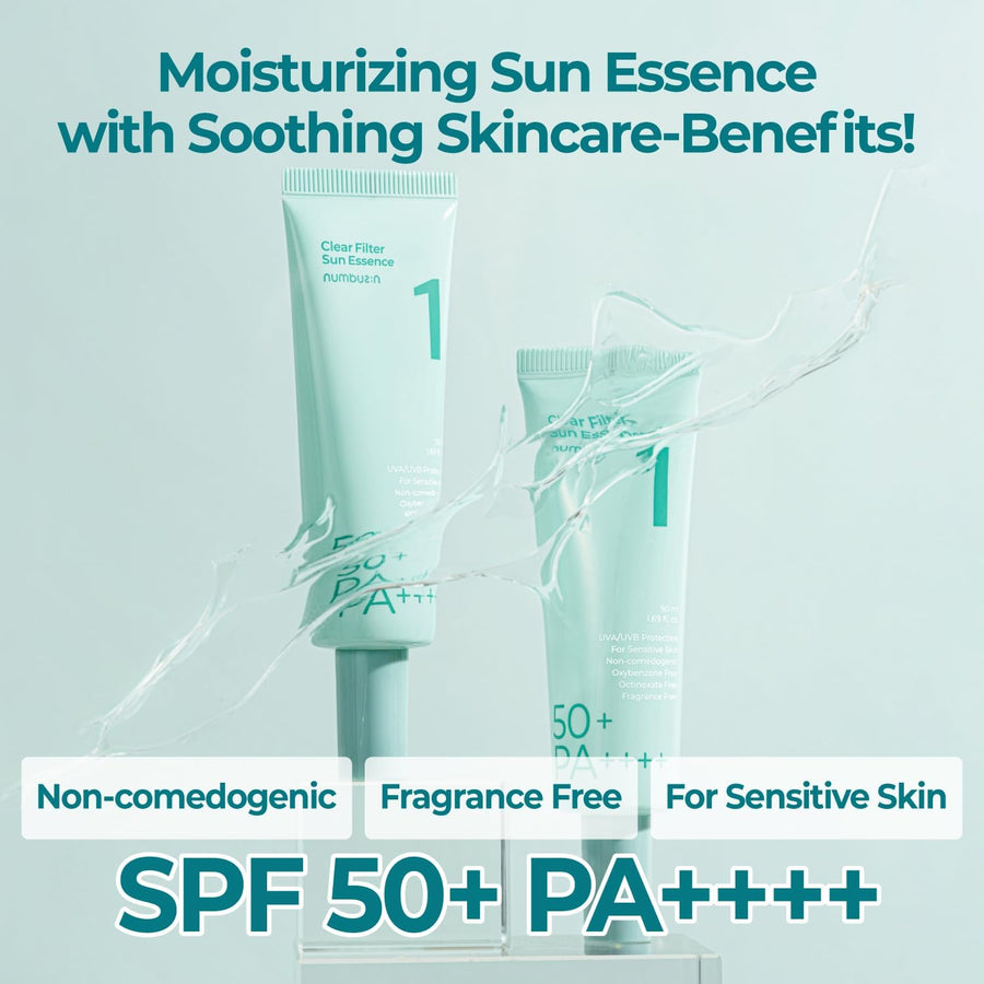 Numbuzin No.1 Clear Filter Sun Essence SPF50+ PA+ 50ml