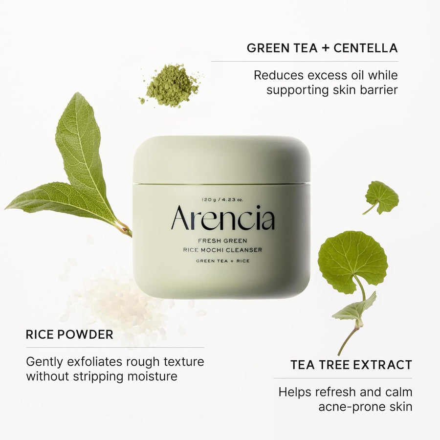 Arencia Fresh Green Rice Mochi Cleanser 120g