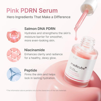 Medicube Collagen PDRN Pink Peptide Serum 30ml