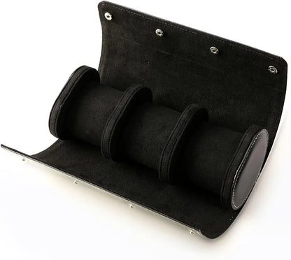 3 Slot watch roll Organiser black ideal for gitf him