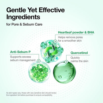 ANUA Heartleaf Quercetinol Pore Deep Cleansing Foam + BHA 150ml