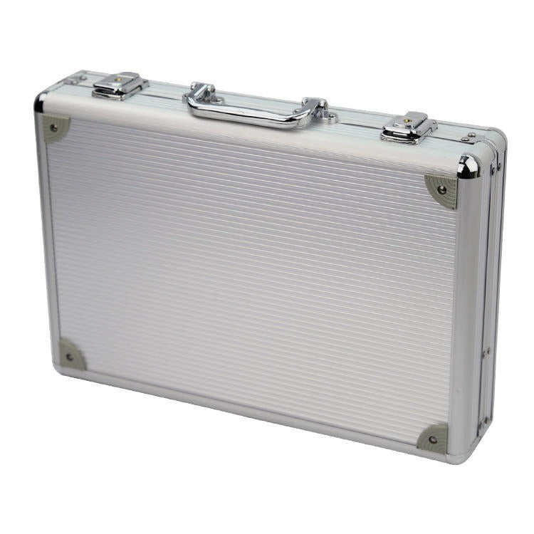 Aluminum Alloy Watch Box 32 Grids Aluminum Alloy Watch Display Suitcase Storage Box Travel Watch Organizer Case Collection sale offer
