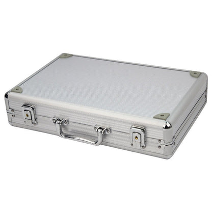 Aluminum Alloy Watch Box 32 Grids Aluminum Alloy Watch Display Suitcase Storage Box Travel Watch Organizer Case Collection sale offer