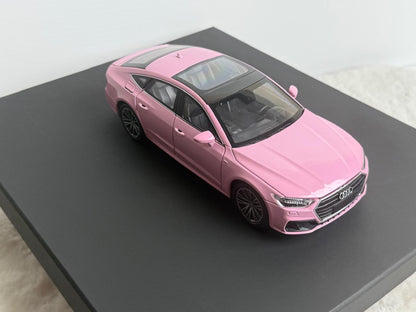 Pink Audi model car ideal for gifts , photoshoots