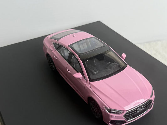 Pink Audi model car ideal for gifts , photoshoots
