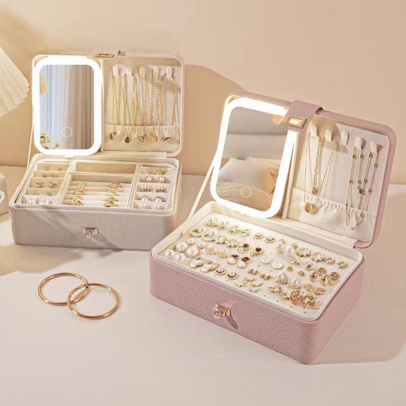 Multi Purpose Jewellery Collection Storage Organizer with mirror