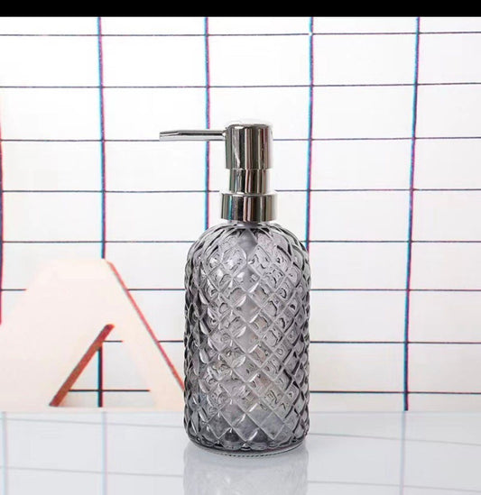 Glass Handwash Soap Dispenser Refillable 400ml for Hand Soap Body Wash Shampoo