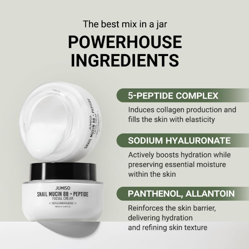 JUMISO Snail Mucin 88 + Peptide Cream