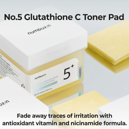 Numbuzin No.5 Vitamin-Niacinamide Concentrated Pad (70Pads)