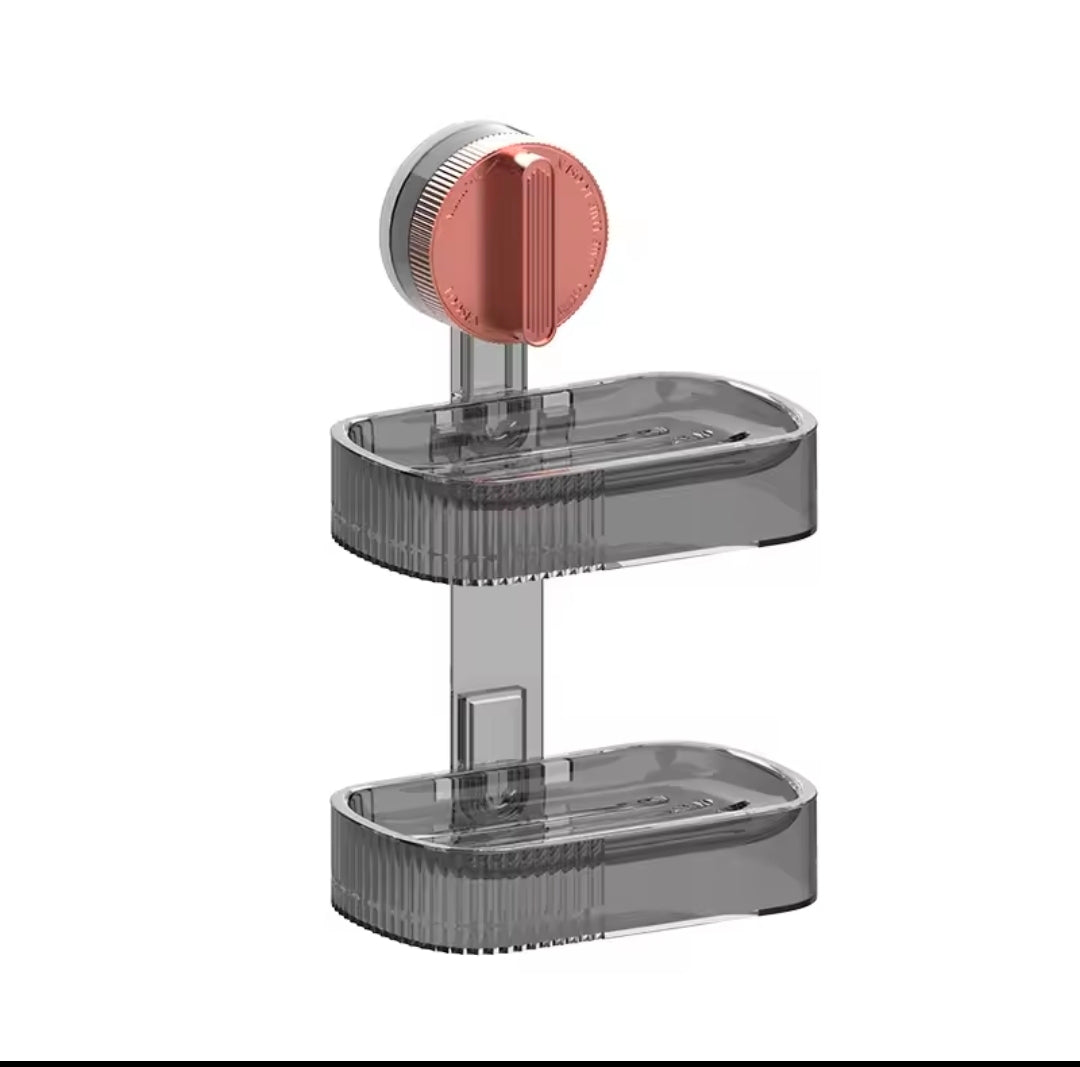 Soap holder suction cup sponge holder for shower sink kitchen drill free removable