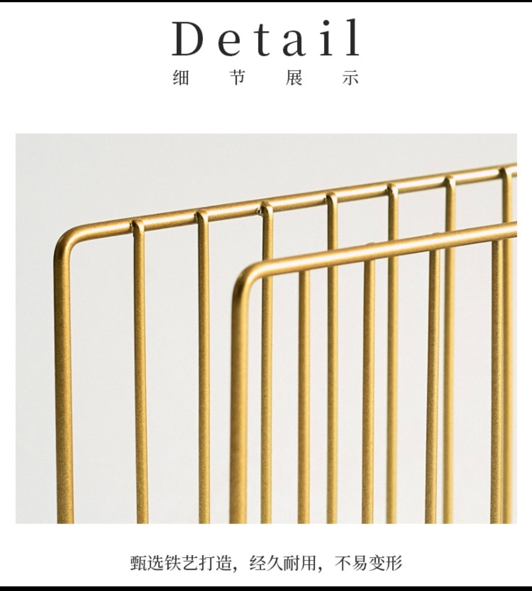 Gold tissue holder stand ideal for kitchen hotels office any spaces