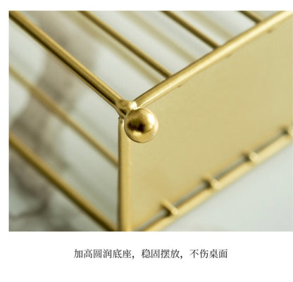 Gold tissue holder stand ideal for kitchen hotels office any spaces