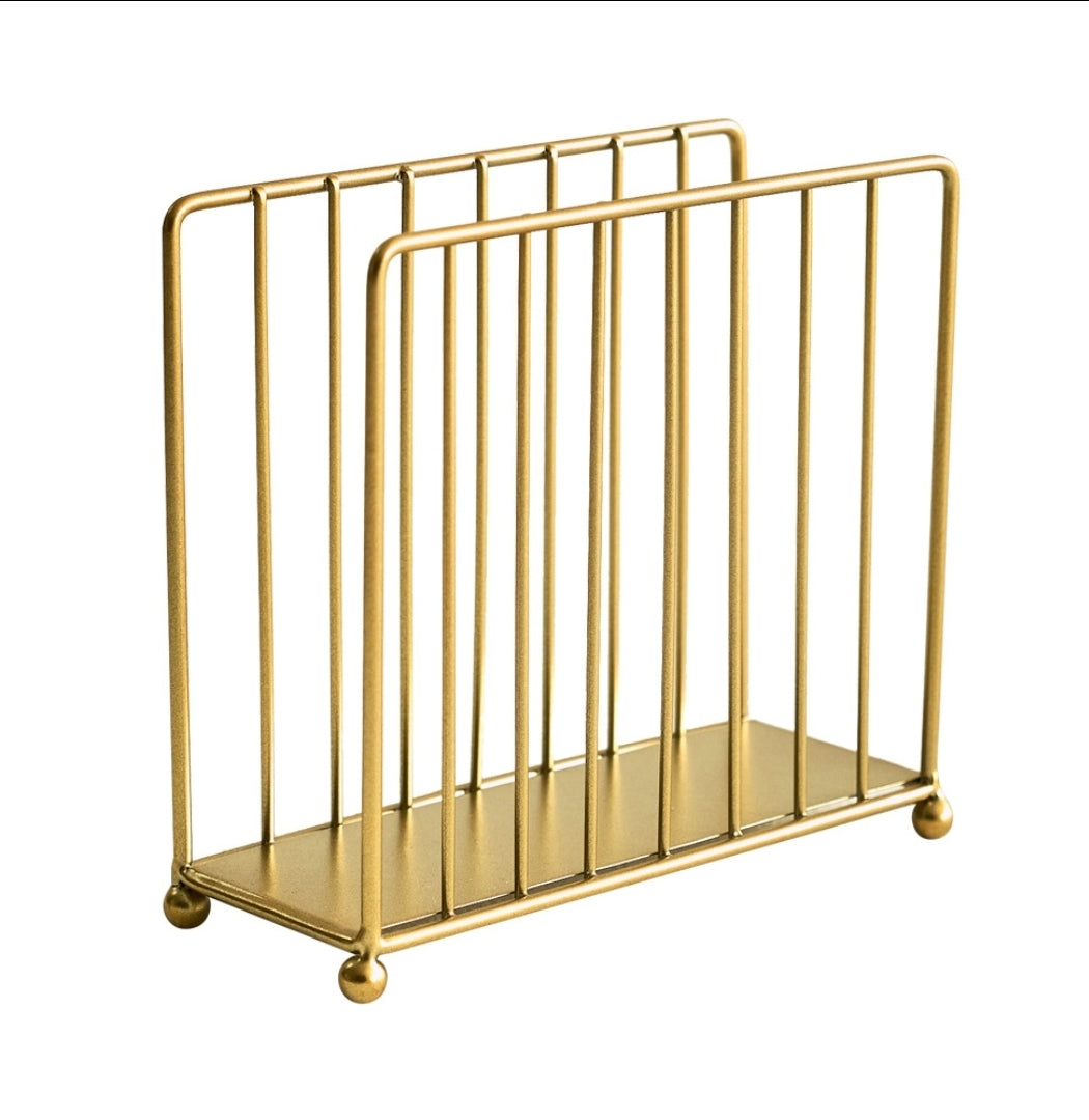 Gold tissue holder stand ideal for kitchen hotels office any spaces
