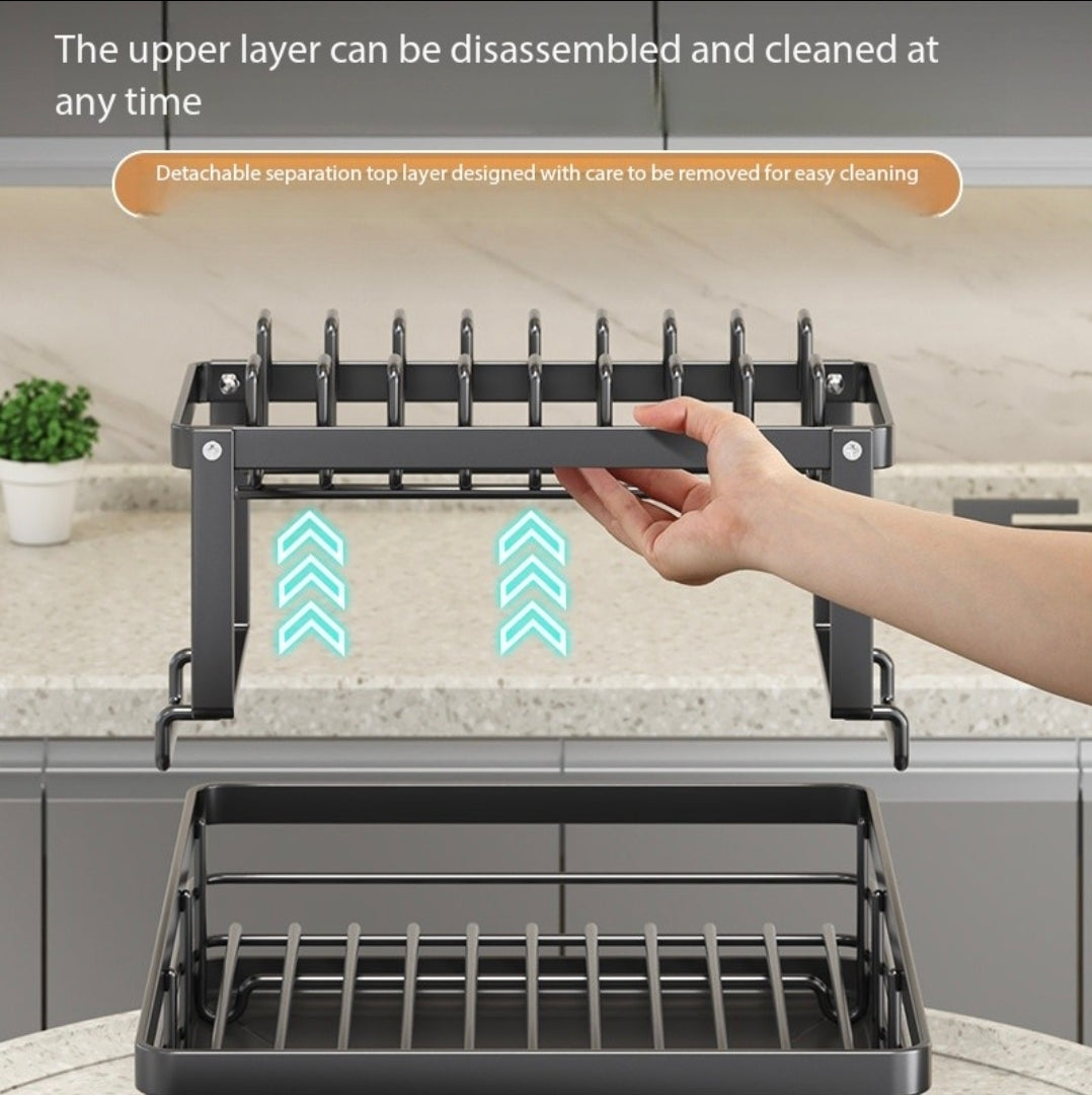 2 Tier dish rack kitchen accessories ideal for gifts