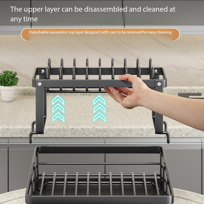 2 Tier dish rack kitchen accessories ideal for gifts