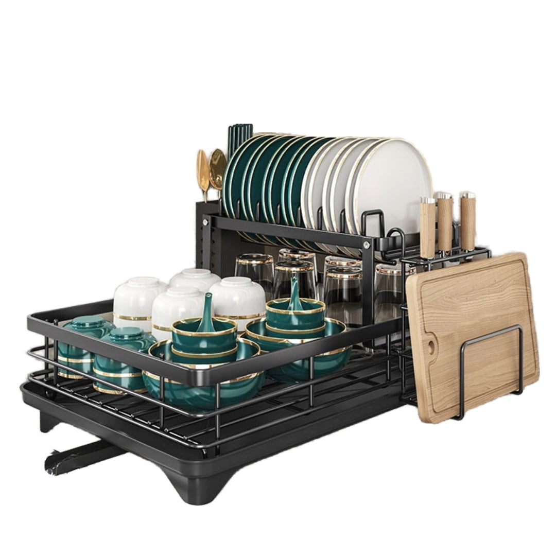 2 Tier dish rack kitchen accessories ideal for gifts