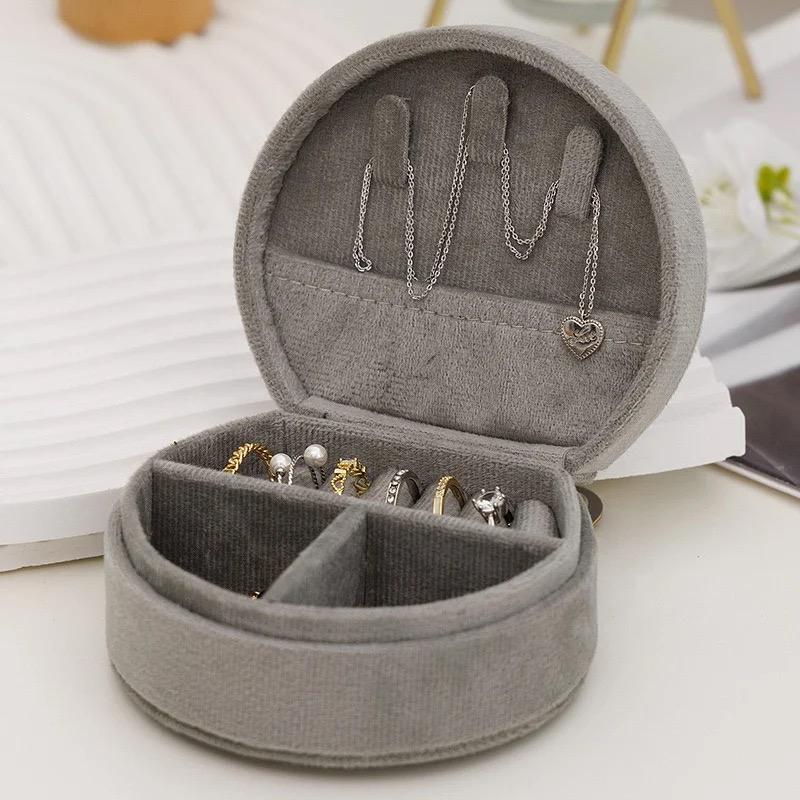 Handy jewelry box organiser Smaller ideal for rings chains travel pouch offer sale