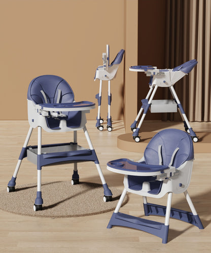 Kids Multi Functional Feeding High Chair Height Adjustable ideal for Age 6 months -4  years gifts toddler baby led weaning