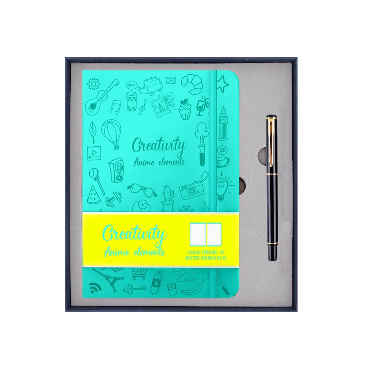 Journal notebook with Pen ideal for gifts birthdays office party colorful giftset school teachers