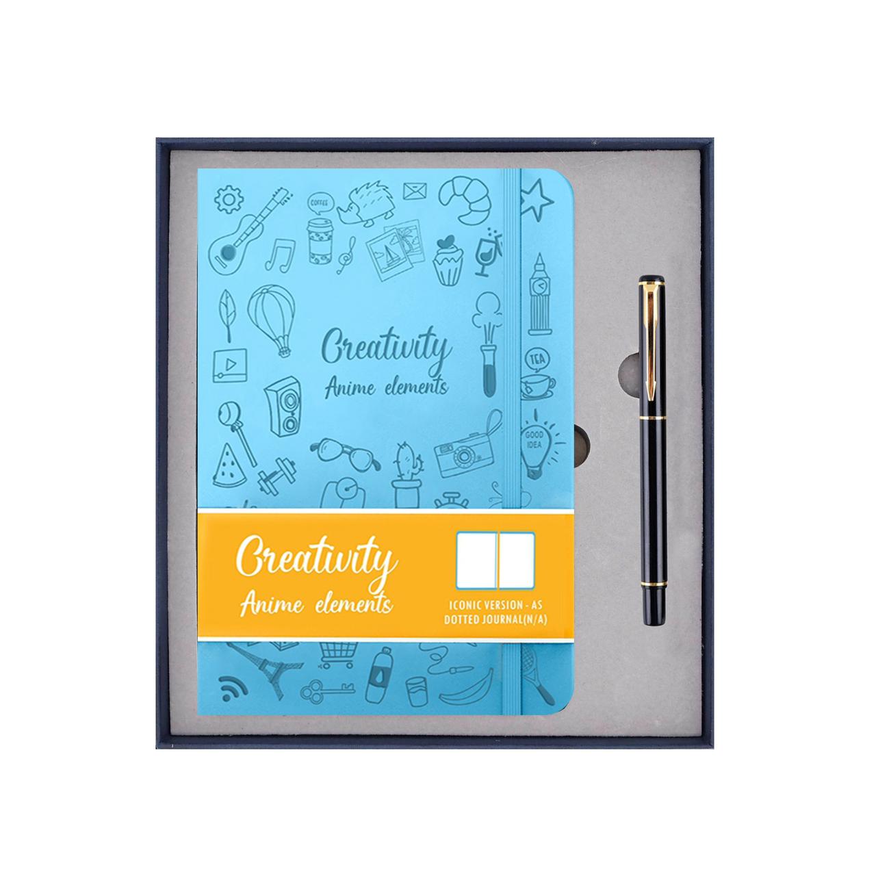 Journal notebook with Pen ideal for gifts birthdays office party colorful giftset school teachers