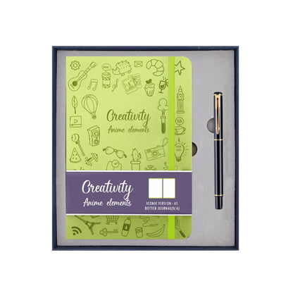 Journal notebook with Pen ideal for gifts birthdays office party colorful giftset school teachers