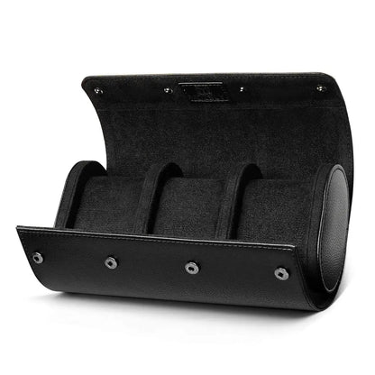 3 Slot watch roll Organiser black ideal for gitf him